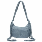 Holzweiler Women's Big Cocoon Shoulder Bag in Light Blue Mix 