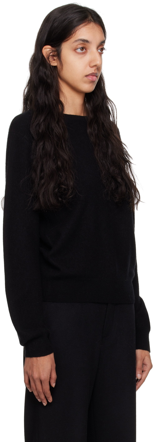 Frenckenberger Black Mini R-Neck Sweater