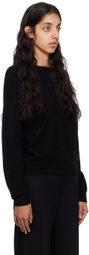 Frenckenberger Black Mini R-Neck Sweater