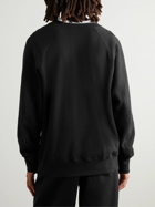 Nike - NSW Air Logo-Embroidered Cotton-Jersey Sweatshirt - Black