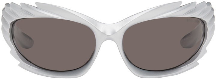 Photo: Balenciaga Silver Spike Sunglasses