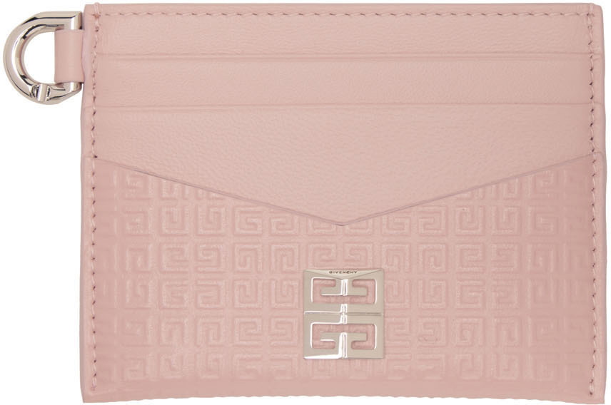 Givenchy Pink 4G Card Holder Givenchy
