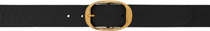 Photo: TOM FORD Black Oval Belt