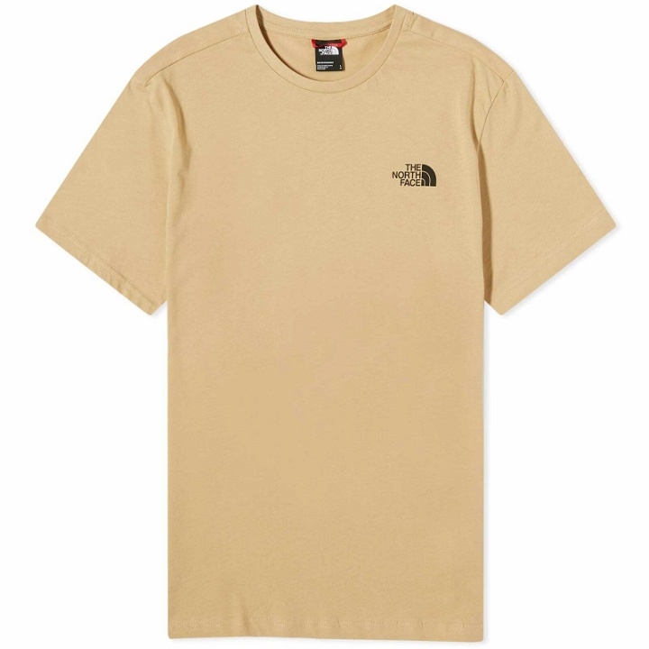 Photo: The North Face Men's Simple Dome T-Shirt in Khaki Stone