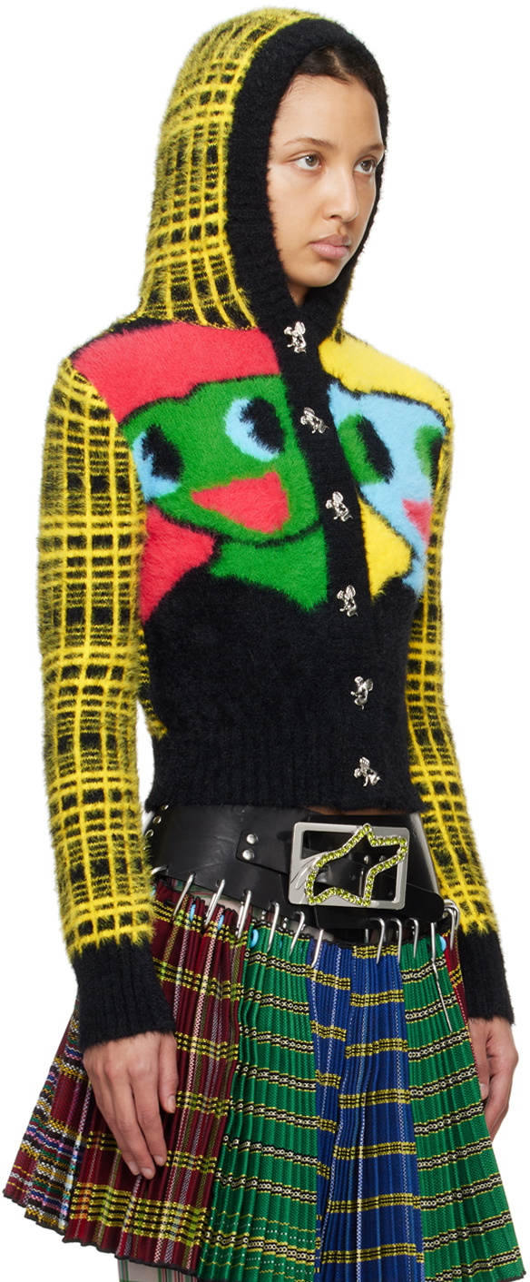 人気激安 Black Lowena Chopova & Chopova Cardigan Devil Little Yellow トップス