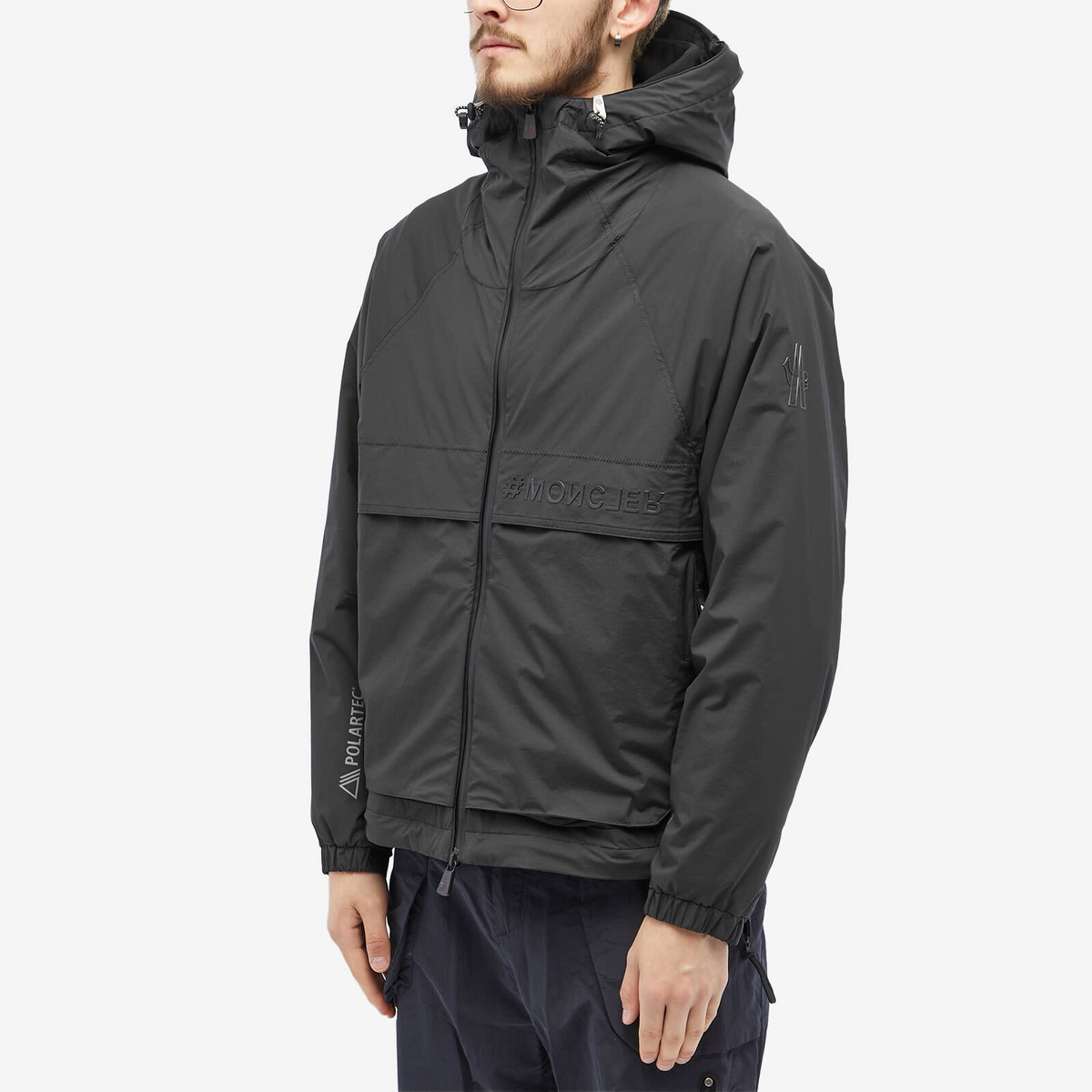 ジャケット Moncler Grenoble Black stretch ripstop jacket Moncler Grenoble Bissen Stretch Ripstop Jacket Black at
