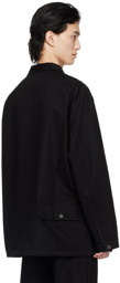 LEMAIRE Black Workwear Denim Jacket