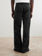 FULLCOUNT - USN Seamen’s Straight-Leg Herringbone Trousers - Black