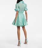 Zimmermann - High Tide Lift Off linen and silk minidress