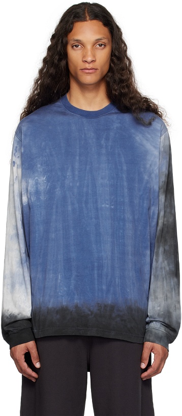 Photo: VEIN Blue Faded Long Sleeve T-Shirt