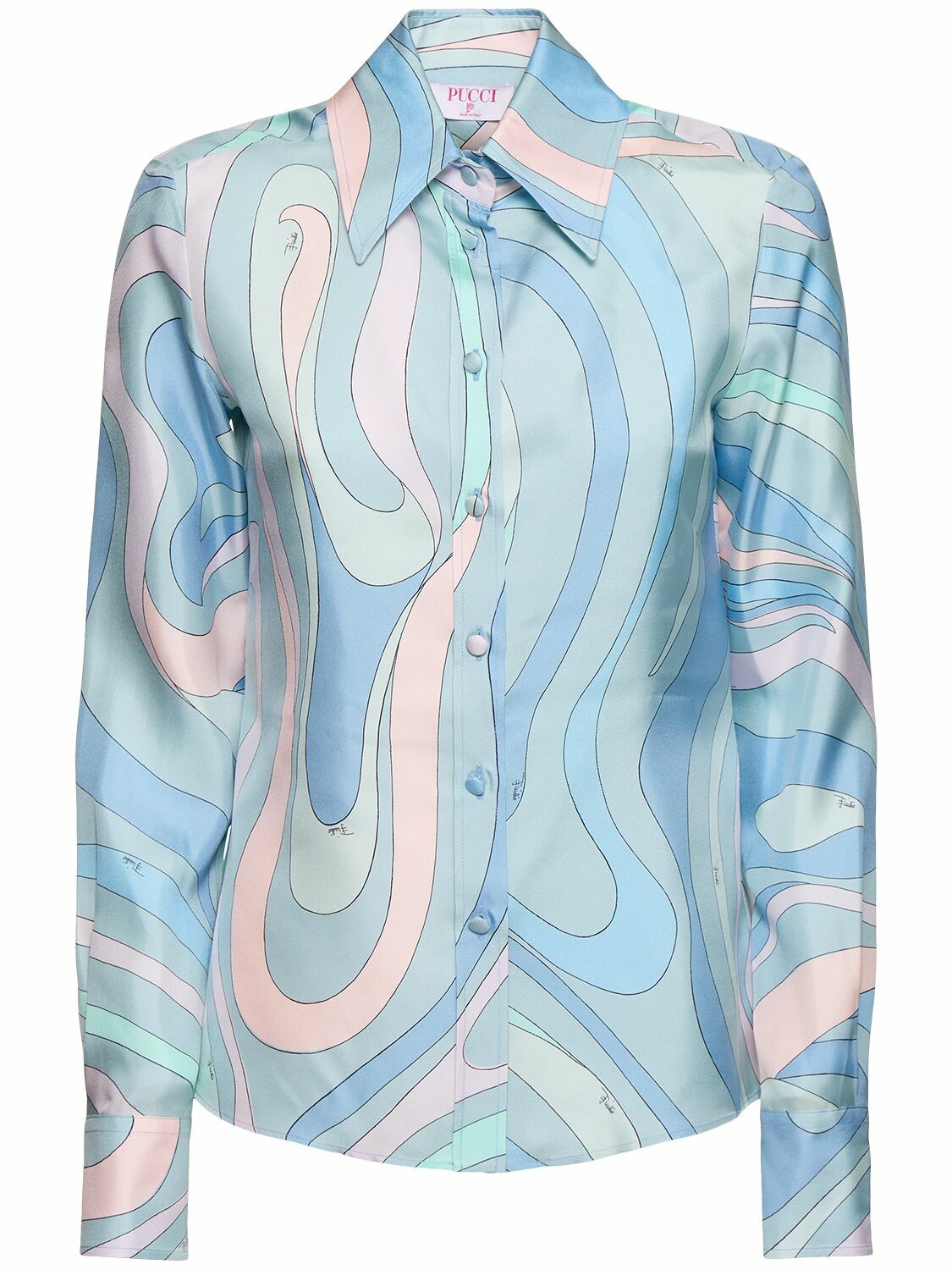 EMILIO PUCCI シルクシャツ Pucci - Printed silk shirt Emilio Pucci