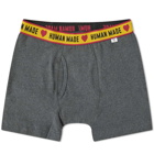 Human Made Men's Hmmd Boxer Brief in Charcoal