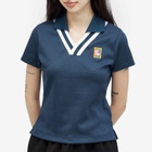 Nike Women's NSW Yoon Polo Top in Armory Navy/White