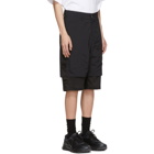 D.Gnak by Kang.D Black Mesh D-Ring Shorts