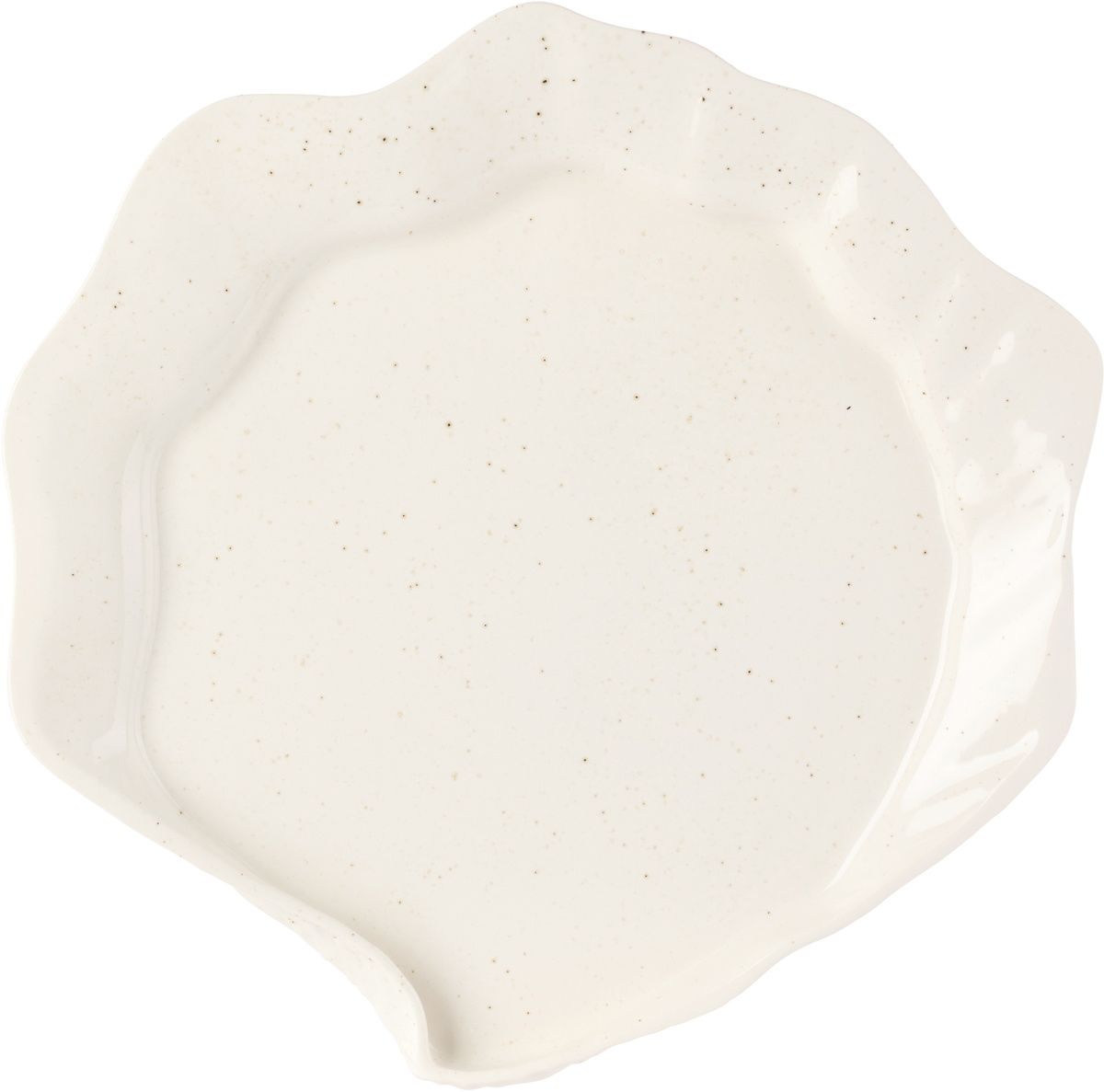 Christina Iversen Studio Off-White Mussel Dinner Plate