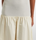 The Frankie Shop Ilya cotton-trimmed maxi dress