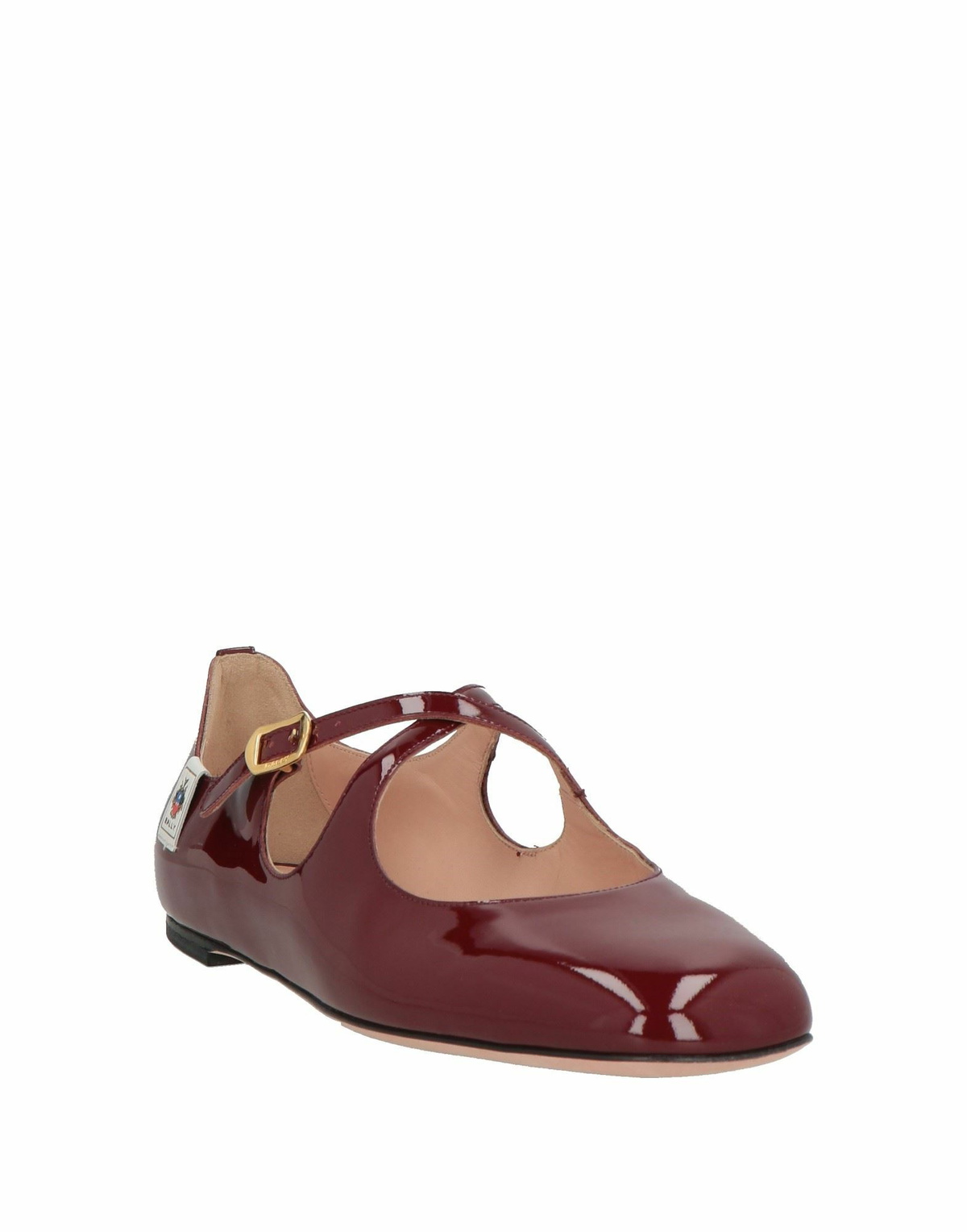 Bally Womens Ballet flats Burgundy
