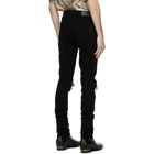 AMIRI Black MX1 Leather Jeans