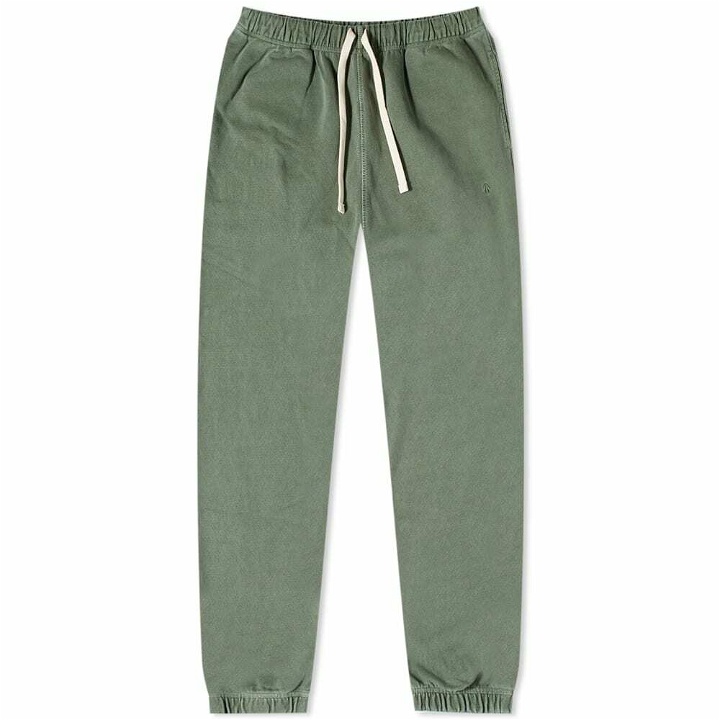 Photo: Nigel Cabourn Men's Embroidered Arrow Sweat Pant in Sports Green