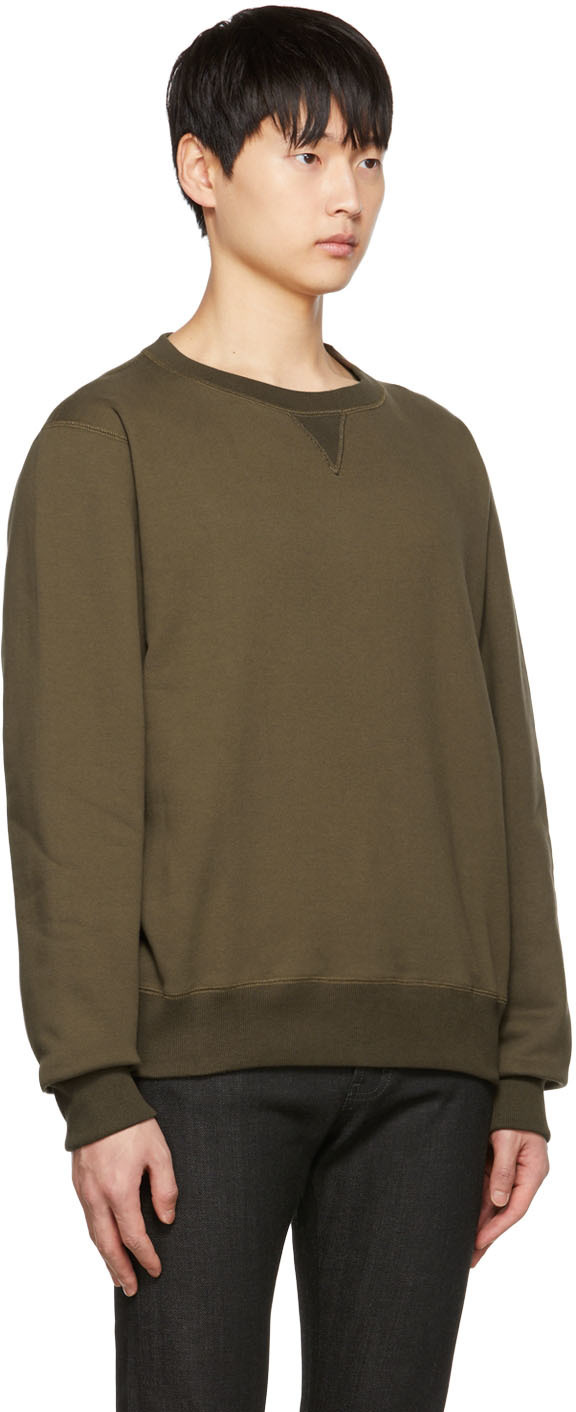 Naked & Famous Denim Khaki Cotton Sweatshirt