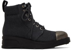 Objects IV Life Gray Workwear Ankle Boots