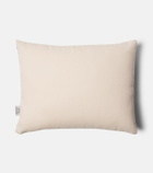 Les-Ottomans Striped silk and cotton velvet cushion