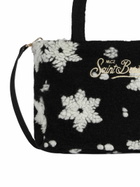 MC2 Saint Barth Soft Wooly Clarine Handbag With Snowflake Jacquard Pattern