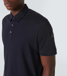 Moncler Cotton and cashmere polo shirt