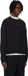 A-COLD-WALL* Black Millbank Crewneck Sweatshirt