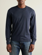 TOM FORD - Slim-Fit Lyocell and Cotton-Blend Jersey T-Shirt - Blue