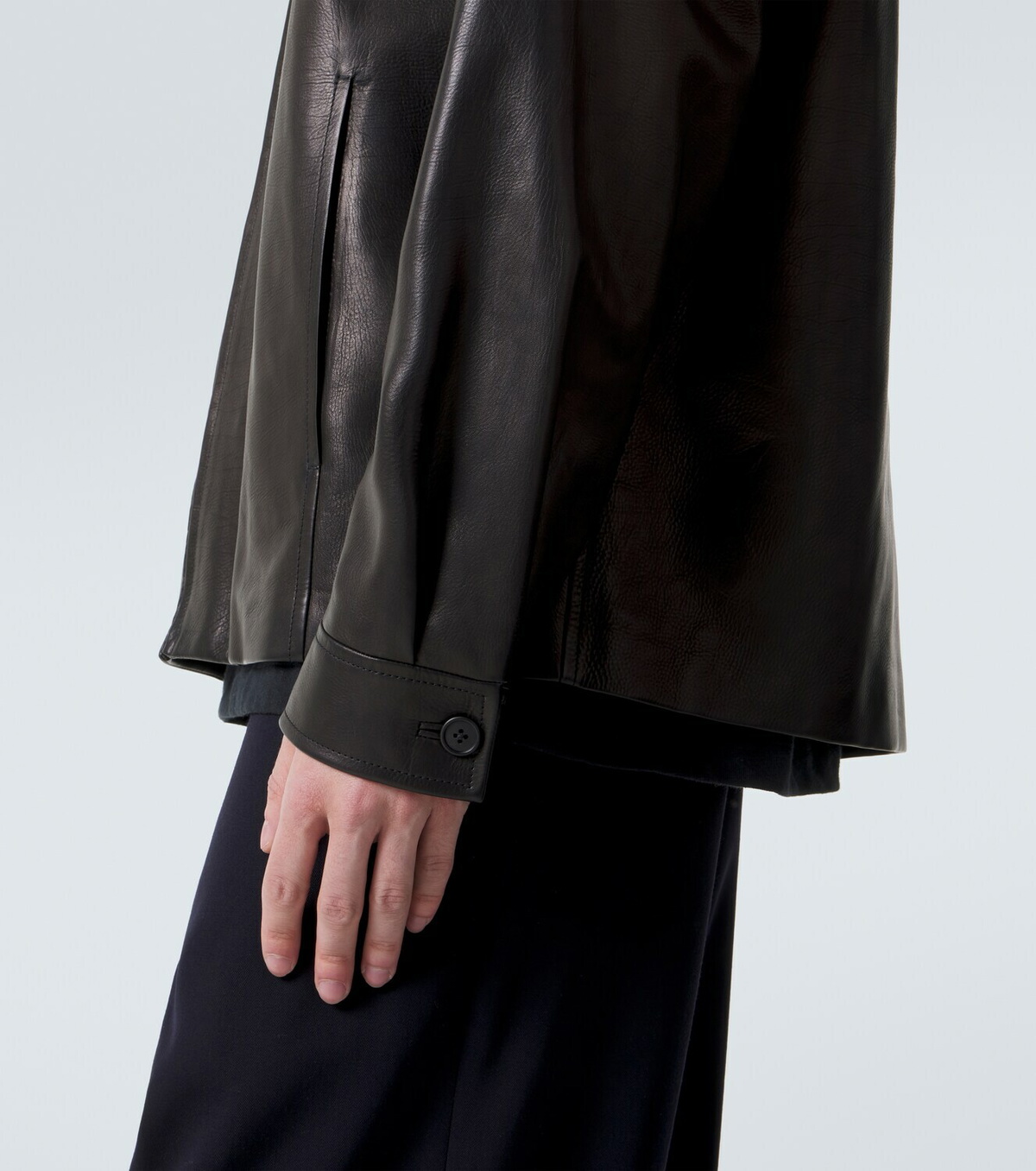 The Row Mount leather jacket