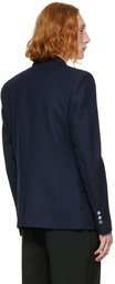 Balmain Navy Wool Blazer