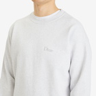 Dime Men's Classic Small Logo Sweatshirt in Ash