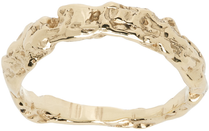 Photo: Vasiliki Gold Mono Mycena Ring