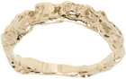 Vasiliki Gold Mono Mycena Ring