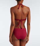 Melissa Odabash Provence gathered bikini top