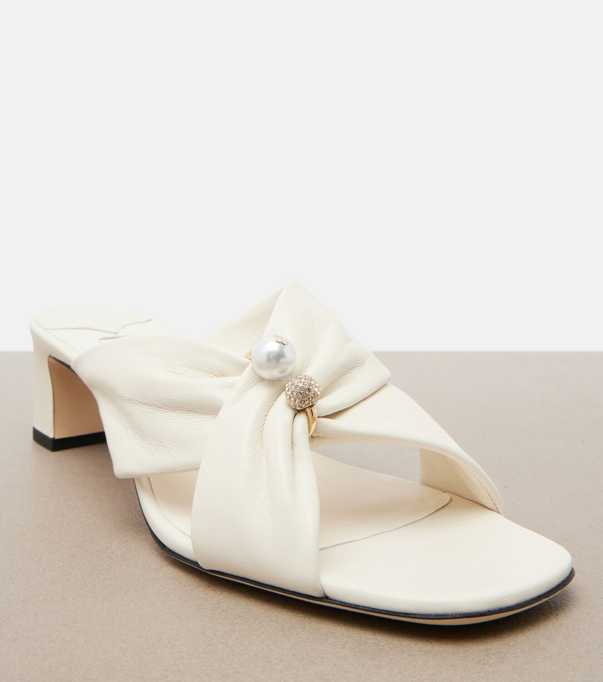 Jimmy Choo Rafi embellished leather mules