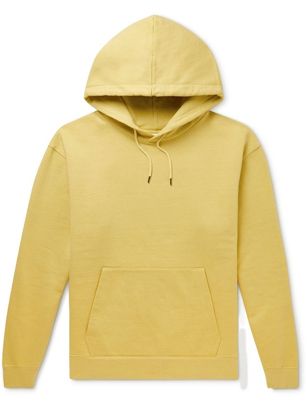 Photo: A Kind Of Guise - Hernando Organic Cotton-Jersey Hoodie - Yellow