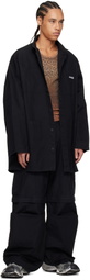 032c Black Intermission Cargo Overshirt