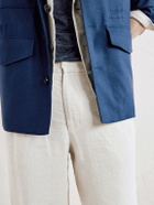Barena - Delfo Lisca Straight-Leg Herringbone Suit Trousers - Neutrals