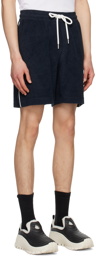 Moncler Navy Drawstring Shorts