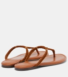 Tom Ford Braided leather thong sandals
