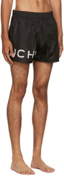 Givenchy Black Branded Swim Shorts