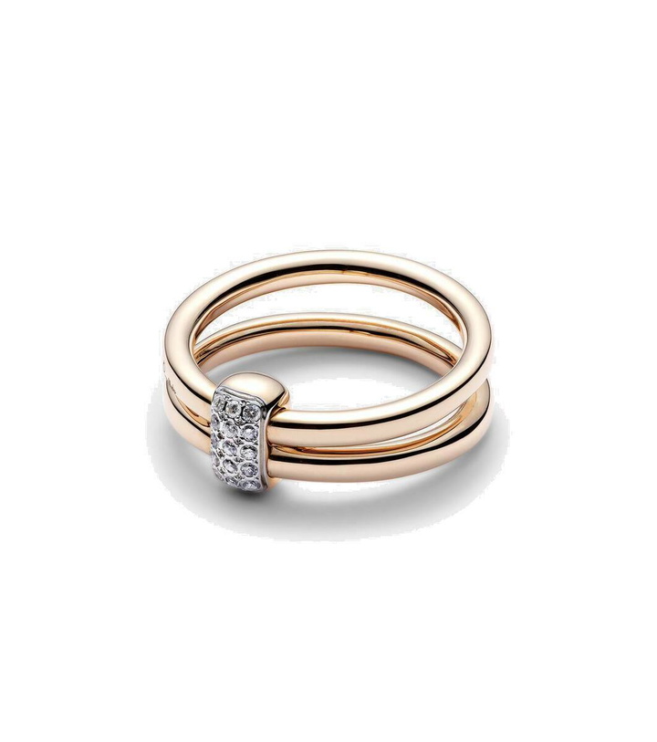 Photo: Pomellato Pomellato Together 18kt rose gold ring with diamonds