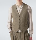 Giorgio Armani Cotton and wool-blend vest