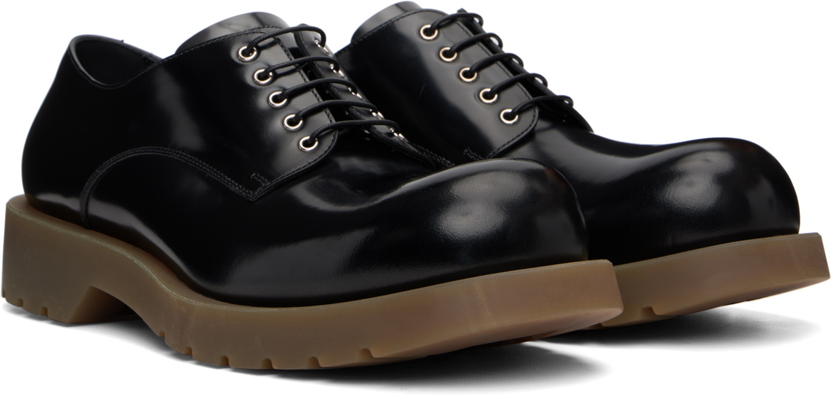 Jil Sander Black Lace Up Derbys