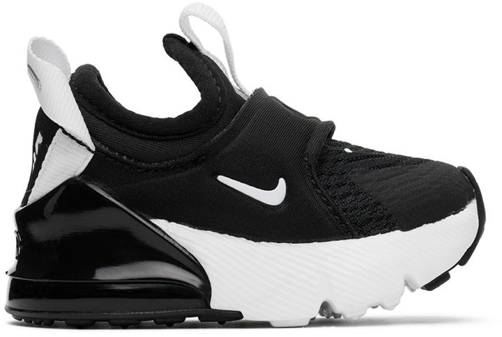 Photo: Nike Baby Black & White Air Max 270 Extreme Sneakers