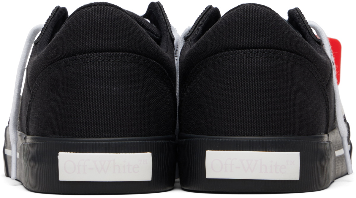 Off-White Black Vulcanized Low Sneakers