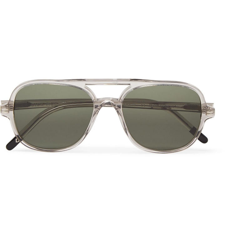Photo: Dick Moby - Hannover Aviator-Style Acetate Sunglasses - Neutrals