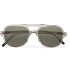 Dick Moby - Hannover Aviator-Style Acetate Sunglasses - Neutrals